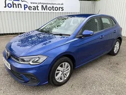 Blue Used 2022 VW Polo Life Hatchback | £13,499 (Fair price)