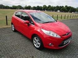 Red Used 2012 Ford Fiesta Zetec Hatchback | £3,995 (A bit pricey)