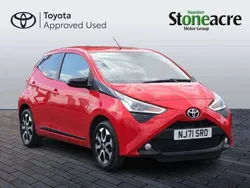 Red Used 2021 Toyota Aygo Trend Hatchback | £10,500 (Fair price)
