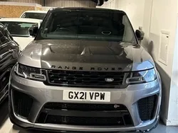 Grey Used 2021 Land Rover Range Rover Sport SVR SUV | £59,995 (Expensive)