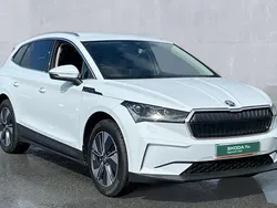 Metallic moon white New 2024 Skoda Enyaq iV SUV | £30,280 (Super price)