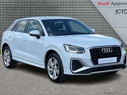 White Used 2022 Audi Q2 S-Line SUV | £20,997 (Good price)