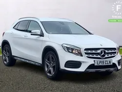 White Used 2019 Mercedes GLA200 AMG line SUV | £16,599 (Fair price)