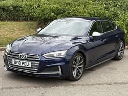 Blue Used 2018 Audi S5 Sportback Design Hatchback | £20,900 (Fair price)