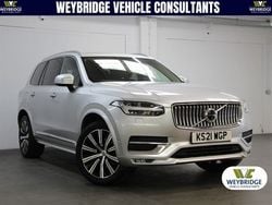 Bright silver Used 2021 Volvo XC90 Inscription SUV | £34,695 (A bit pricey)