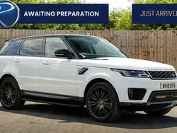 White Used 2018 Land Rover Range Rover Sport HSE SUV | £24,595 (Fair price)