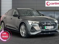 Grey Used 2022 Audi e-tron Black Edition SUV | £23,990 (Fair price)