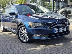 Blue Used 2018 Skoda Superb SE Estate | £11,990 (Fair price)