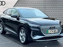 Black Used 2024 Audi Q4 e-tron S-Line SUV | £35,322 (Good price)