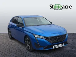 Blue Used 2022 Peugeot 308 Allure Premium Hatchback | £17,995 (Fair price)