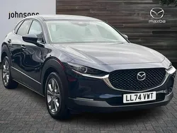 Blue Used 2024 Mazda CX-30 Exclusive-Line SUV | £20,975