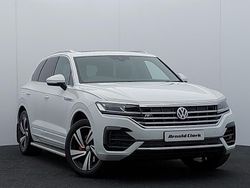 White Used 2019 VW Touareg R-line SUV | £32,498 (A bit pricey)