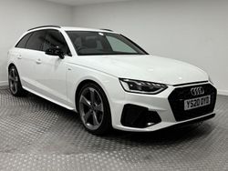 White Used 2020 Audi A4 Black Edition Estate | £21,995 (Fair price)