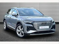 Grey Used 2024 Audi Q4 e-tron S-Line SUV | £34,550 (Good price)