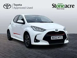 White Used 2022 Toyota Yaris Hybrid Design Hatchback | £16,500 (Fair price)