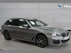 Skyscraper grey metallic Used 2023 BMW 520 M Sport Estate | £32,799 (Fair price)