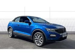 Blue Used 2021 VW T-Roc Cabriolet Design Cabriolet | £16,950 (Good price)