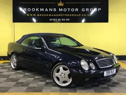 Blue Used 2001 Mercedes CLK320 Avantgarde Cabriolet | £2,995