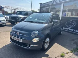 Grey Used 2016 Fiat 500C Lounge Cabriolet | £6,250 (Fair price)