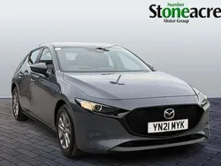 Grey Used 2021 Mazda 3 Hatchback | £14,990 (Fair price)