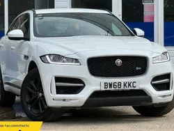 White Used 2019 Jaguar F-Pace R-Sport SUV | £17,125 (Good price)