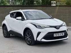 White Used 2020 Toyota C-HR SUV | £15,600 (Fair price)