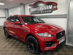 Red Used 2017 Jaguar F-Pace R-Sport SUV | £18,495 (Fair price)