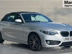 Silver Used 2018 BMW 220 Sport Line Cabriolet | £13,498 (Good price)