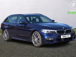 Blue Used 2018 BMW 530 Comfort Edition Estate | £23,199 (A bit pricey)
