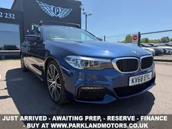 Blue Used 2018 BMW 530e M Sport Sedan | £15,495 (Fair price)