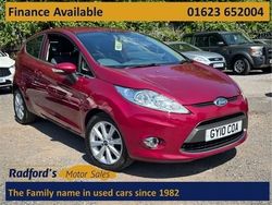 Red Used 2010 Ford Fiesta Zetec Hatchback | £2,195 (A bit pricey)