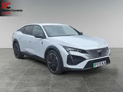 White New 2025 Peugeot e-408 GTi SUV | £41,950