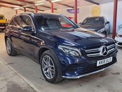 Blue Used 2018 Mercedes GLC250 AMG line SUV | £17,500 (Good price)