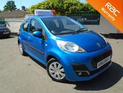 Blue Used 2013 Peugeot 107 Active Hatchback | £4,199 (Fair price)