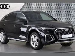 Black Used 2024 Audi Q5 Sportback S-Line SUV | £40,224 (Good price)