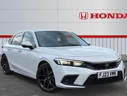 White Used 2023 Honda Civic Advance Hatchback | £24,125 (Fair price)