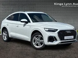 White Used 2024 Audi Q5 Sportback S-Line SUV | £39,900 (Good price)
