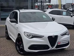White Used 2021 Alfa Romeo Stelvio Ti SUV | £29,999 (A bit pricey)
