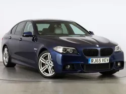 Blue Used 2015 BMW 530 M Sport | £16,000 (Fair price)