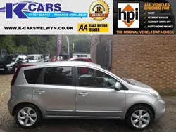 Silver Used 2010 Nissan Note Tekna MPV | £5,495 (A bit pricey)