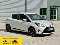 White Used 2017 Toyota Yaris Hybrid Design Hatchback | £10,875 (Fair price)