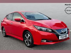 Red Used 2021 Nissan Leaf N-Connecta Hatchback | £9,094 (Fair price)