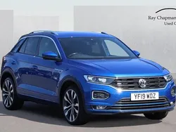 Blue Used 2019 VW T-Roc R-line SUV | £16,500 (Good price)