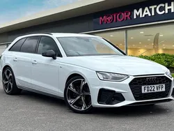 White Used 2022 Audi A4 Black Edition Estate | £24,282 (Fair price)