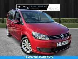 Red Used 2012 VW Touran SE MPV | £3,795 (Fair price)