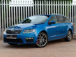 Blue Used 2015 Skoda Octavia vRS Estate | £8,990 (A bit pricey)