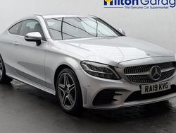 Silver Used 2019 Mercedes C300 AMG line Coupe | £18,600 (Good price)