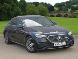 Obsidian black metallic Used 2024 Mercedes E200 AMG line Sedan | £43,200