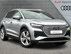 Silver Used 2024 Audi Q4 e-tron S-Line SUV | £34,490 (Good price)