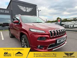 Red Used 2017 Jeep Cherokee Overland SUV | £11,495 (Fair price)